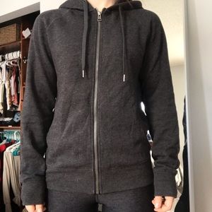 Tuff Athletics Dark Grey Zip Hoodie